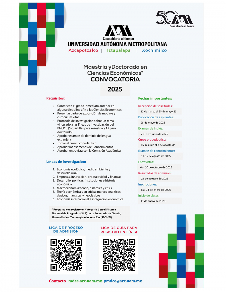 Convocatoria MDCE