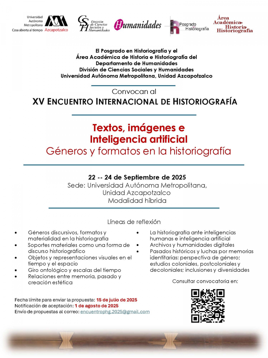 XV Encuentro Internacional de Historiografía